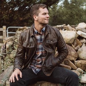 NWOT BUFFALO JACKSON DRIGGS LEATHER JACKET - Never Worn - Smoke Free Home